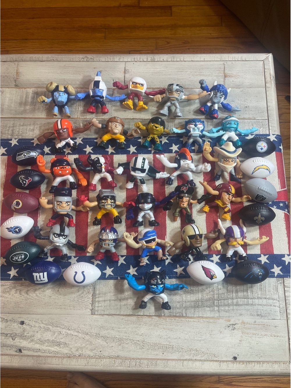 McDonald’s NFL Sports Picks Football Figures Collection with Mini Footballs